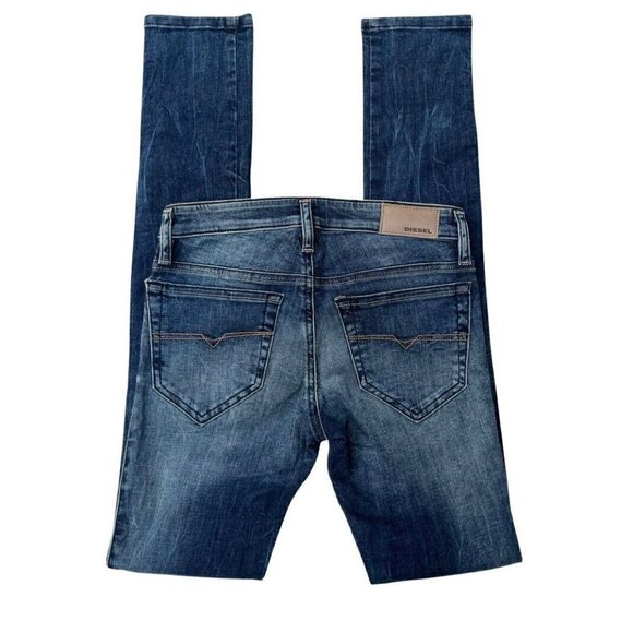 Diesel Womens Skinzee Low Super Slim Skinny Low Waist jeans Size W26 L32 $198 - Picture 2 of 13